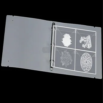 3 to 5 sheets Cutting Dies and stamps Storage folder 4 grid Transparent Stamps Collections Case for silicone stamps and dies
3 to 5 sheets Cutting Dies and stamps Storage folder 4 grid Transparent Stamps Collections Case for silicone stamps and dies