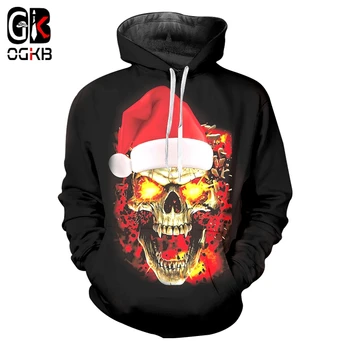 OGKB Man 3D Printed New Christmas Hat And Flame Skull Pullover Hip Hop Street Clothing Large Size 6XL Men's Hoodies
OGKB Man 3D Printed New Christmas Hat And Flame Skull Pullover Hip Hop Street Clothing Large Size 6XL Men's Hoodies