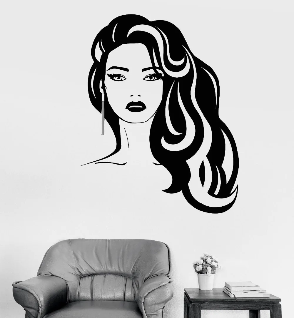 Beauty Hairdressing Vinyl Wall Stickers Salon Hair Stylist Stickers Wall Decal Hot DIY Art Wallpaper High Quality Mural SA467
Beauty Hairdressing Vinyl Wall Stickers Salon Hair Stylist Stickers Wall Decal Hot DIY Art Wallpaper High Quality Mural SA467