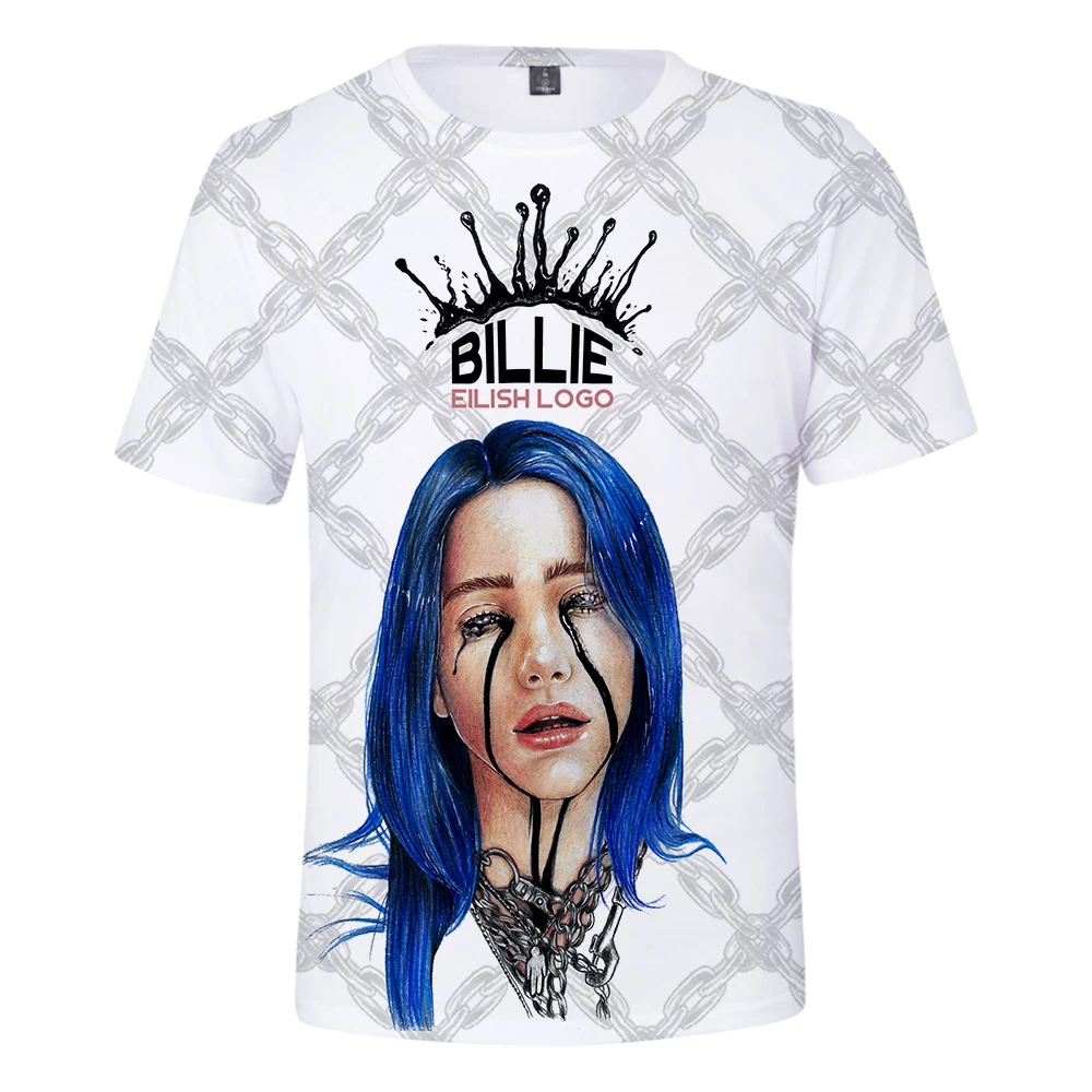 Hot Singer Billie Eilish 3D Printed Short T Shirt Boy/Girl Summer Fashion Classic O-Neck Short Sleeve T shirt
Hot Singer Billie Eilish 3D Printed Short T Shirt Boy/Girl Summer Fashion Classic O-Neck Short Sleeve T shirt
