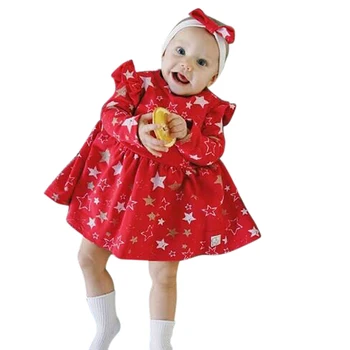 2018 New Autumn And Winter Girls Dress with Red Stars Printed Fashion Girls Dresses Casual A-line Kids Clothes 4-24 Months
2018 New Autumn And Winter Girls Dress with Red Stars Printed Fashion Girls Dresses Casual A-line Kids Clothes 4-24 Months