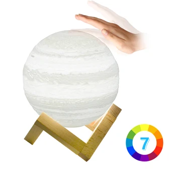 2018 Rechargeable 3D Jupiter Print Led Night Light Pat Touch Remote Mode Lamp Colorful Wood Holder Novelty Lamp Nachtlicht
2018 Rechargeable 3D Jupiter Print Led Night Light Pat Touch Remote Mode Lamp Colorful Wood Holder Novelty Lamp Nachtlicht