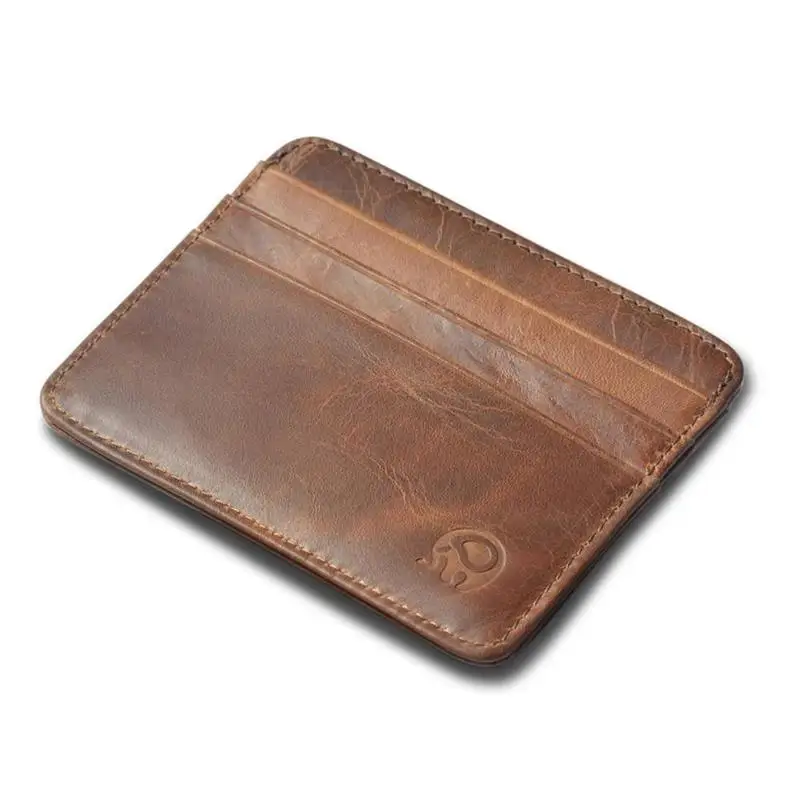 Portable Mini Wallets 12 Colours Ultra-thin Card Holder Mens Business Small Genuine Leather Purse Leather Card Case 6 Slots
Portable Mini Wallets 12 Colours Ultra-thin Card Holder Mens Business Small Genuine Leather Purse Leather Card Case 6 Slots