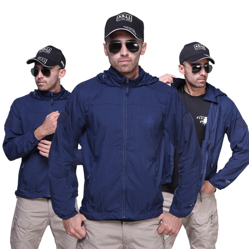 Summer Tactical Jacket Men Military Combat Camouflage Jacket Male Quick Dry Skin Waterproof Breathable Hooded Windbreaker Coat
Summer Tactical Jacket Men Military Combat Camouflage Jacket Male Quick Dry Skin Waterproof Breathable Hooded Windbreaker Coat
