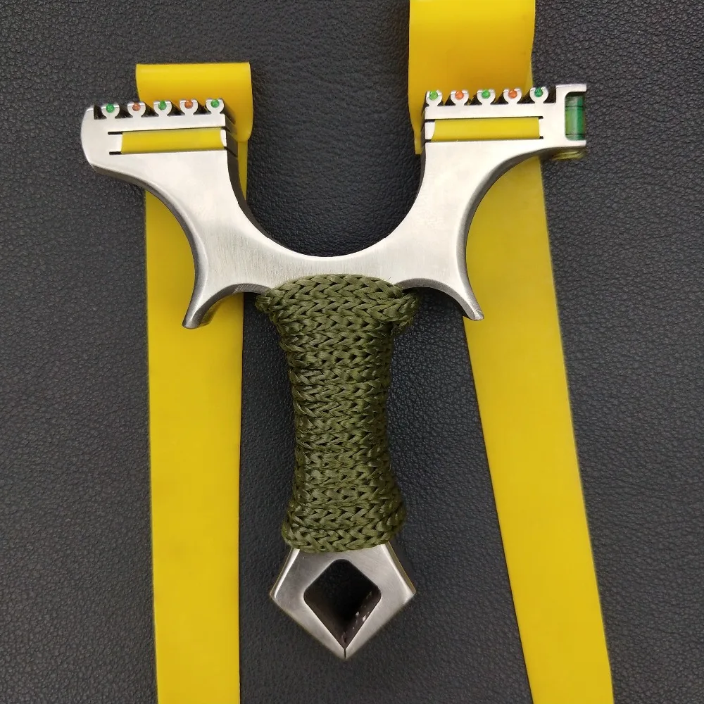 Mini stainless steel catapult aiming point, flat rubber band outdoor hunting shooting high quality
Mini stainless steel catapult aiming point, flat rubber band outdoor hunting shooting high quality