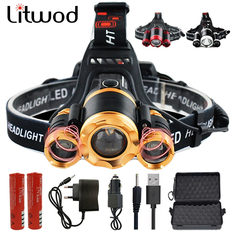 Litwod Z20 747S 3*XM-L T6 IR sensor led headlamp headlight super bright head flashlight power by 18650 battery
Litwod Z20 747S 3*XM-L T6 IR sensor led headlamp headlight super bright head flashlight power by 18650 battery