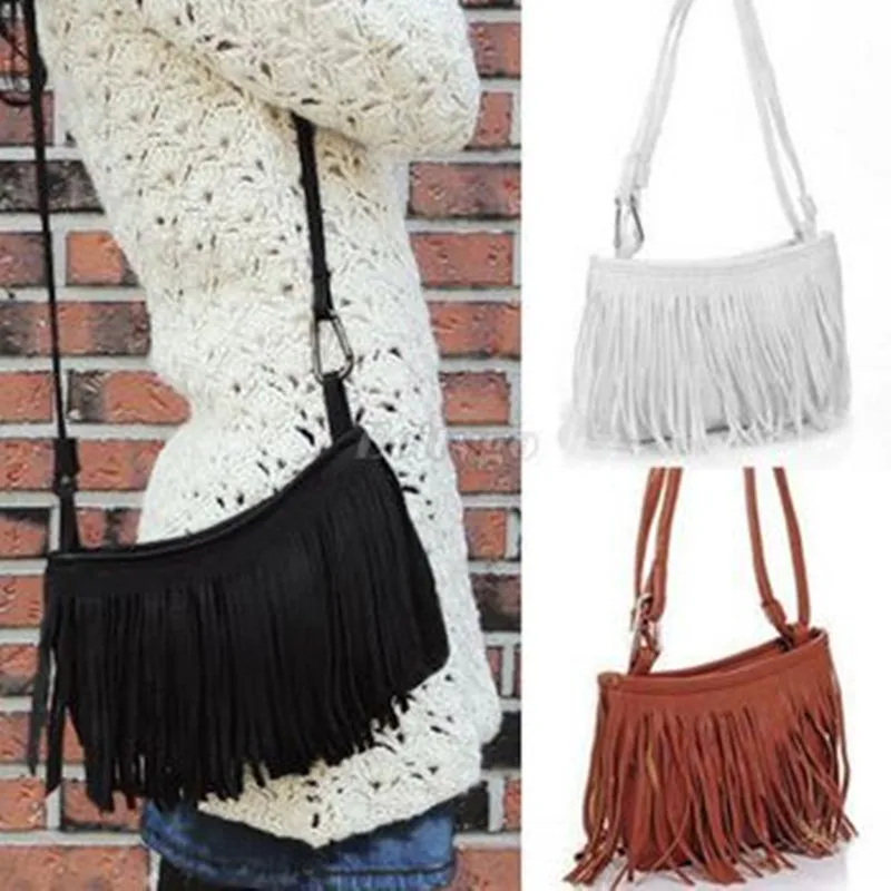 Lebolong Hot Sale!! Womens Tassle Tassel Fringe Faux Suede Shoulder Messenger Crossbody Bag Handbag Purse Black Brown White
Lebolong Hot Sale!! Womens Tassle Tassel Fringe Faux Suede Shoulder Messenger Crossbody Bag Handbag Purse Black Brown White