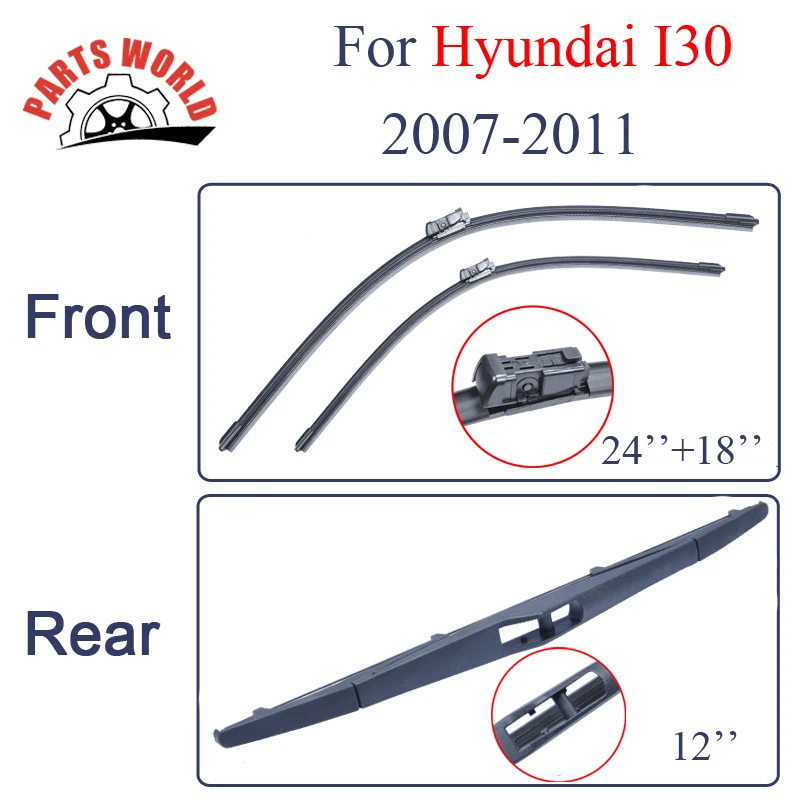Combo Silicone Rubber Front And Rear Wiper Blades For Hyundai I30,2007-2011,Windscreen Wipers Car Accessories
Combo Silicone Rubber Front And Rear Wiper Blades For Hyundai I30,2007-2011,Windscreen Wipers Car Accessories