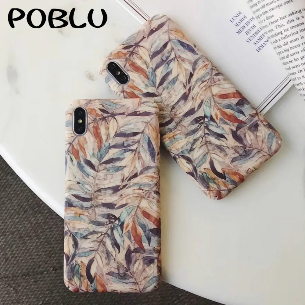 POBLU Retro Colorful Art Leaf Cases For iphone XR XS MAX Fashion Hard PC Full Protection Phone Back Cover For iphone 6S 7 8 Plus
POBLU Retro Colorful Art Leaf Cases For iphone XR XS MAX Fashion Hard PC Full Protection Phone Back Cover For iphone 6S 7 8 Plus