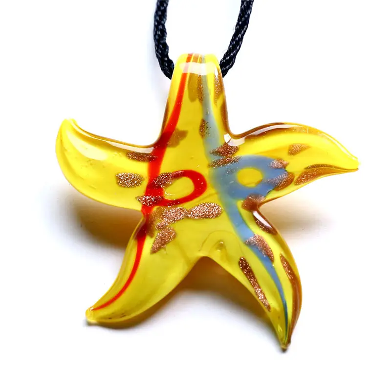 Rinhoo 1pc Colorful Baroque Style Starfish Hand Blown Lampwork Murano Glass Floral Pendant Necklace Jewelry Supplie
Rinhoo 1pc Colorful Baroque Style Starfish Hand Blown Lampwork Murano Glass Floral Pendant Necklace Jewelry Supplie