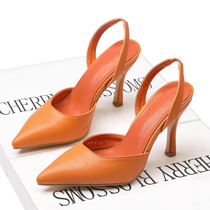 New Women Sandals Shoes Concise PU Leather Slip-On Solid Casual 9cm Thin High Heels Shallow Club Lady Party Female Pumps Shoes
New Women Sandals Shoes Concise PU Leather Slip-On Solid Casual 9cm Thin High Heels Shallow Club Lady Party Female Pumps Shoes