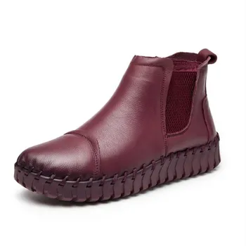 New genuine leather fashion retro women's boots 2019 autumn and winter thick soles a pedal boots hot sales trend of casual shoes
New genuine leather fashion retro women's boots 2019 autumn and winter thick soles a pedal boots hot sales trend of casual shoes