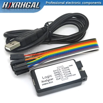 1PCS USB Logic SCM 24MHz 8 Channel 24M/seconds Logic Analyzer Debugger for ARM FPGA Logic Analyzer Logic 24M 8CH
1PCS USB Logic SCM 24MHz 8 Channel 24M/seconds Logic Analyzer Debugger for ARM FPGA Logic Analyzer Logic 24M 8CH