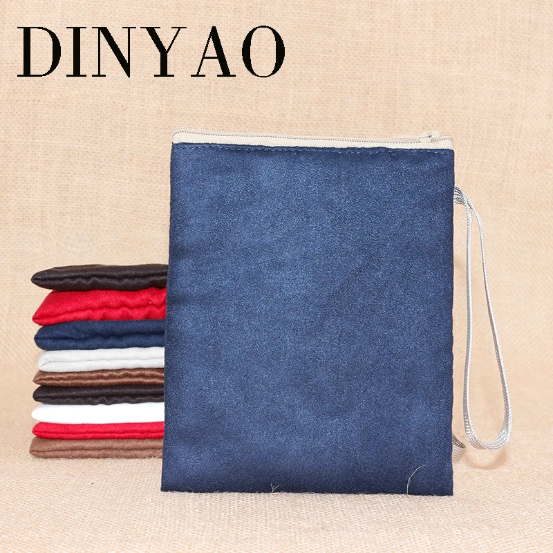 1pcs 13*17cm High Class Factory Suede Pouch Packaging Gift Bag Bronzing Zipper Gemstone Bracelet Towel Thicker Jewellery Pouch
1pcs 13*17cm High Class Factory Suede Pouch Packaging Gift Bag Bronzing Zipper Gemstone Bracelet Towel Thicker Jewellery Pouch