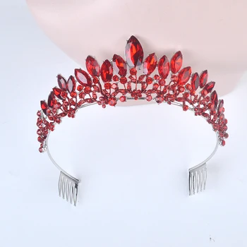New Fashion Baroque Luxury Crystal colorf Bridal Crown Tiaras Light pink Diadem Tiaras for Women Bride Wedding Hair Accessories
New Fashion Baroque Luxury Crystal colorf Bridal Crown Tiaras Light pink Diadem Tiaras for Women Bride Wedding Hair Accessories