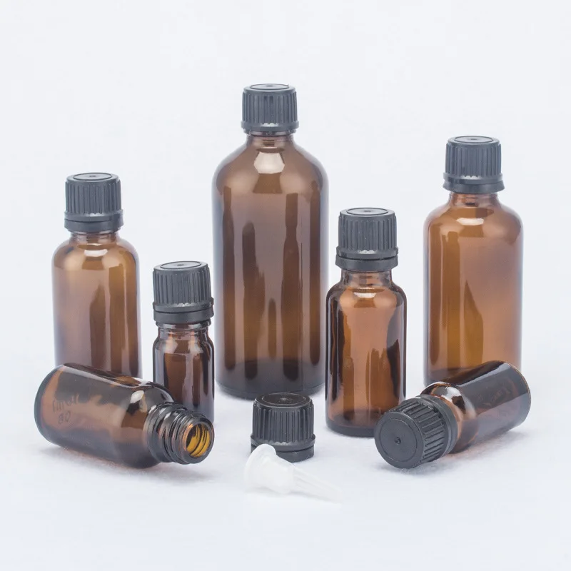 1pcs 5ml-100ml brown essential oil bottle Anti-theft cover glass bottle Long tail leakproof inner plug wholesale BQ081
1pcs 5ml-100ml brown essential oil bottle Anti-theft cover glass bottle Long tail leakproof inner plug wholesale BQ081