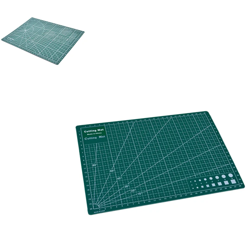 Quality Cutting Plate PVC Cutting Mat A4 Durable Self-healing Cut Pad Patchwork Sewing Tools Handmade Diy Accessory 22 x 30cm
Quality Cutting Plate PVC Cutting Mat A4 Durable Self-healing Cut Pad Patchwork Sewing Tools Handmade Diy Accessory 22 x 30cm