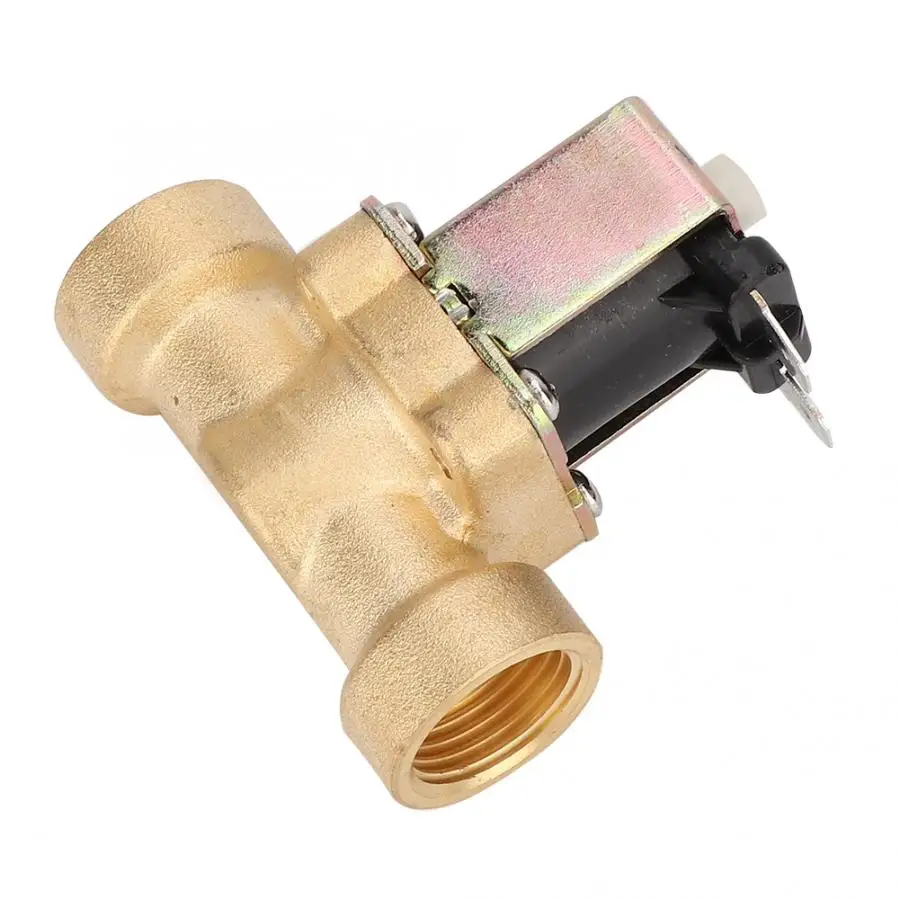 

G1/2" Female Thread Normally Open Brass Solenoid Electromagnetic Valve