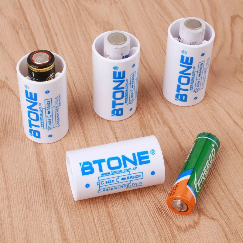 4PCS Battery Adapter Holder Shell Converter Switcher Adaptor AA to C Size Battery Convertor Adapter Case Holder Accessories
4PCS Battery Adapter Holder Shell Converter Switcher Adaptor AA to C Size Battery Convertor Adapter Case Holder Accessories