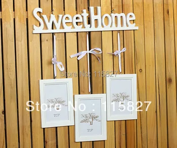 Wooden photo frame with wooden hanger 3pcs set frame sweet home picture frame white color wooden artcraft House decoration
Wooden photo frame with wooden hanger 3pcs set frame sweet home picture frame white color wooden artcraft House decoration