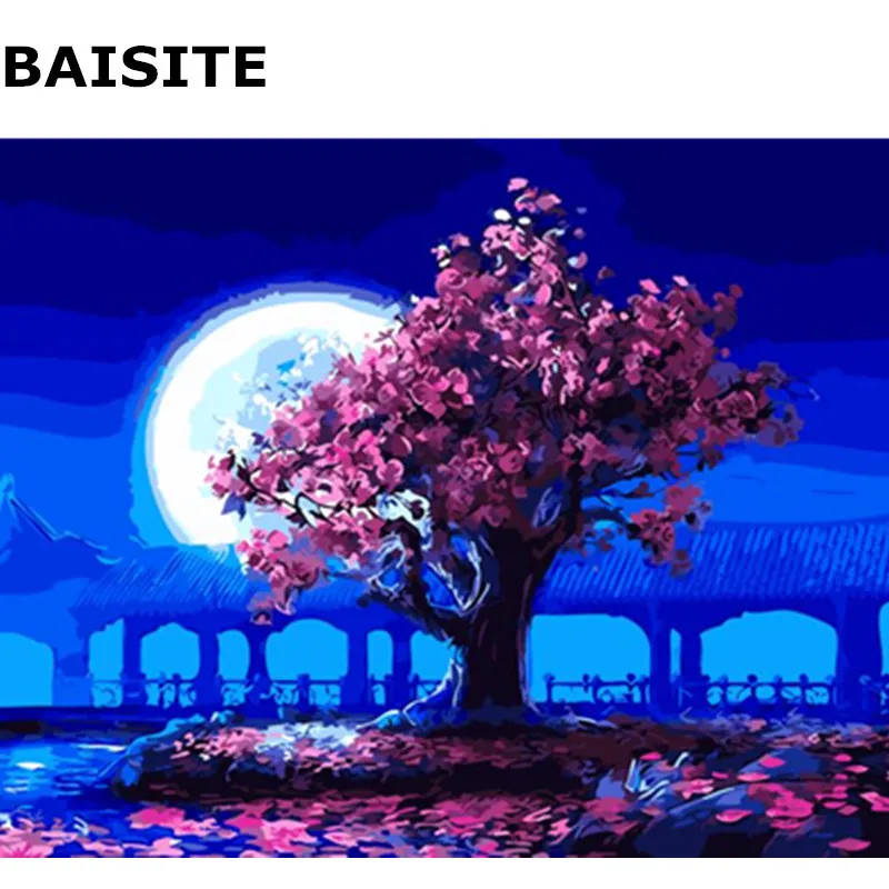 BAISITE Frameless Picture Home Decor DIY Oil Painting By Numbers Handpainted Canvas Painting Wall Art E580
BAISITE Frameless Picture Home Decor DIY Oil Painting By Numbers Handpainted Canvas Painting Wall Art E580