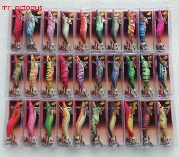 MR OCTOPUS 30pcs 2.5# squid jigs,squid hook ,fishing lure,WOOD SHRIMP 10cm.12g. wholesale jigs, hard lure ,fish tackle
MR OCTOPUS 30pcs 2.5# squid jigs,squid hook ,fishing lure,WOOD SHRIMP 10cm.12g. wholesale jigs, hard lure ,fish tackle