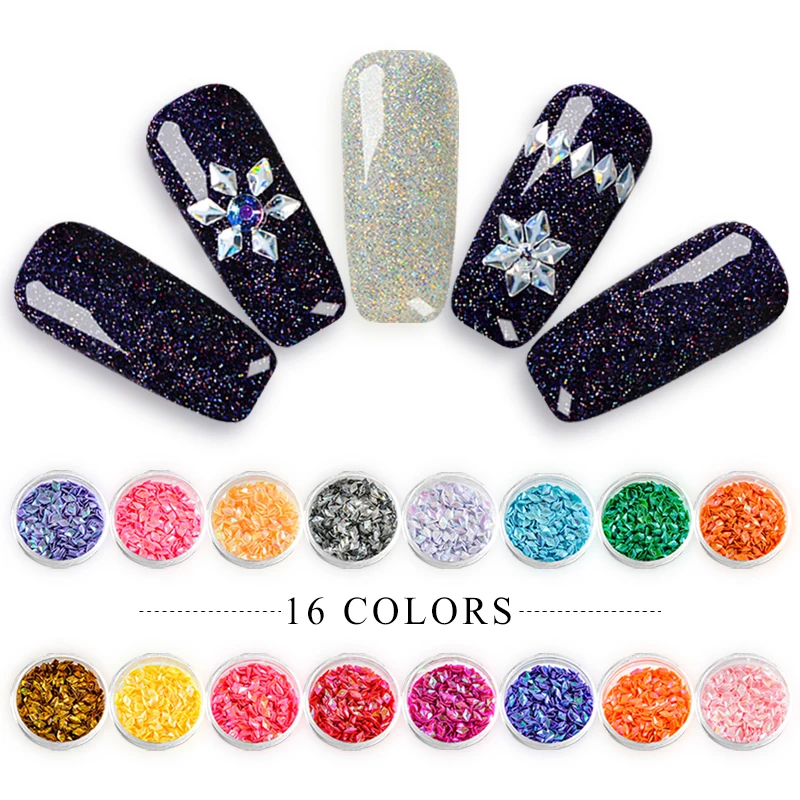 1 Box Holographic Chameleon Nail Sequins 16 Colors Laser Glitter Manicure Nail Art 3D Decoration
1 Box Holographic Chameleon Nail Sequins 16 Colors Laser Glitter Manicure Nail Art 3D Decoration