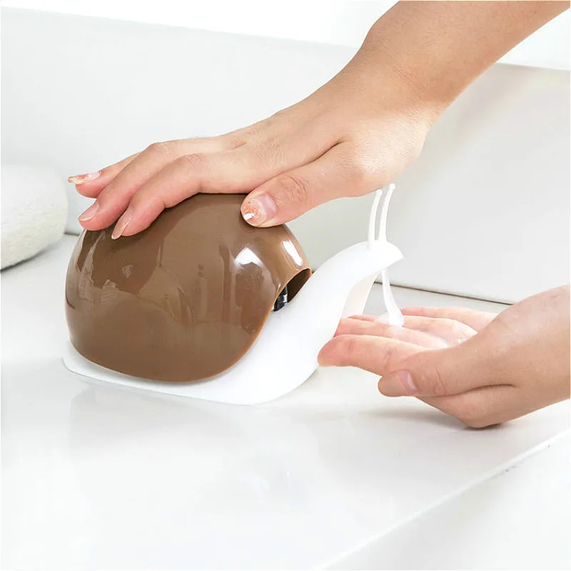 Bathroom Liquid Soap Pump Bottles Snail Shaped Dispenser Bottle Soap Box Shower Gel Shampoo Press Storage Box Plastic Container
Bathroom Liquid Soap Pump Bottles Snail Shaped Dispenser Bottle Soap Box Shower Gel Shampoo Press Storage Box Plastic Container