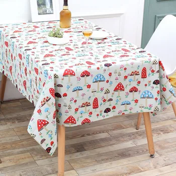 Table Cloth Sytlish Mushroom Pattern Tablecloth Cotton Polyester Anti-dirt Rectangle Home Table Cloth 130x160cm
Table Cloth Sytlish Mushroom Pattern Tablecloth Cotton Polyester Anti-dirt Rectangle Home Table Cloth 130x160cm