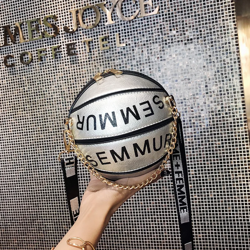 Fashion PU Basketball Shape Bag Personality Ball Bag Chain Letter Handbag Shoulder Bag Women Sports Enthusiast Gift Bags
Fashion PU Basketball Shape Bag Personality Ball Bag Chain Letter Handbag Shoulder Bag Women Sports Enthusiast Gift Bags