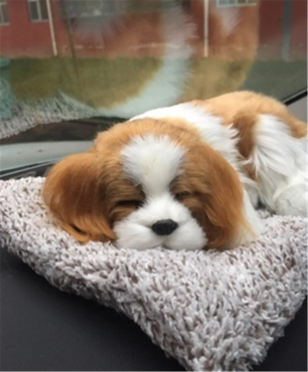 Fancytrader Cute Animals Cat Fox Dog Panda Lying on Blanket Toys Purify Air Cars Decoration Doll2