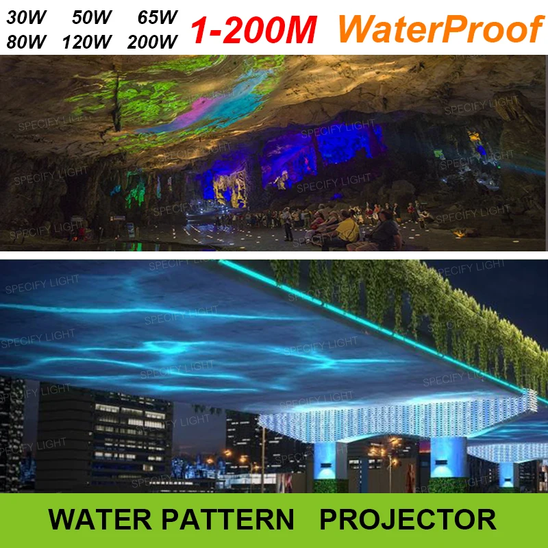 Outdoor Waterproof COB 30W 50W 65W 80W 120W 200W Water Pattern Projector LED Rainproof Wave Dynamic Light Hotel Stage Effet
Outdoor Waterproof COB 30W 50W 65W 80W 120W 200W Water Pattern Projector LED Rainproof Wave Dynamic Light Hotel Stage Effet