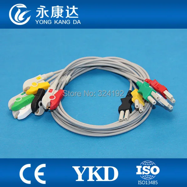 2pcs/pack compatible Spacelabs Multi-link IEC/5 leads ECG cable and Clip leadwires with ce mark ,medical cable,patient cable
2pcs/pack compatible Spacelabs Multi-link IEC/5 leads ECG cable and Clip leadwires with ce mark ,medical cable,patient cable