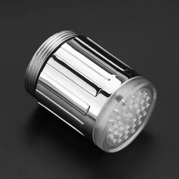 Kitchen Faucet Spouts Temperature Sensing Color Changing LED Light Water Faucet Tap Kitchen Spouts Bathroom Attachment Tools
Kitchen Faucet Spouts Temperature Sensing Color Changing LED Light Water Faucet Tap Kitchen Spouts Bathroom Attachment Tools