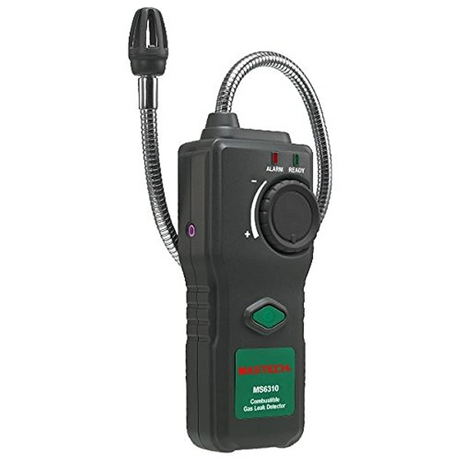 MASTECH MS6310 Portable Combustible Gas Freon Leak Detector Natural Gas Propane Gas Analyzer With Sound Light Alarm
MASTECH MS6310 Portable Combustible Gas Freon Leak Detector Natural Gas Propane Gas Analyzer With Sound Light Alarm