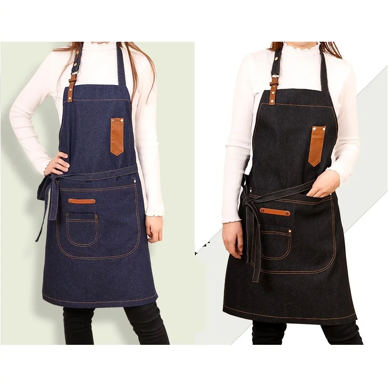 New Hot Fashion Lady Women Men Adjustable Cotton Linen High-grade denim Kitchen Apron For Cooking Baking Restaurant pinafore
New Hot Fashion Lady Women Men Adjustable Cotton Linen High-grade denim Kitchen Apron For Cooking Baking Restaurant pinafore