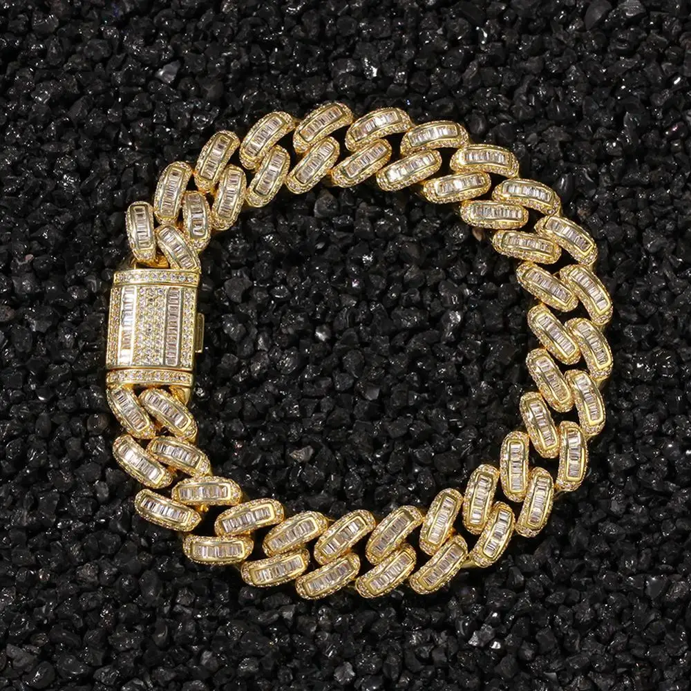High quality Men Hip hop Iced out Bling bracelet pave setting Zircon Miami cuban chain bracelets Hiphop jewelry gifts
High quality Men Hip hop Iced out Bling bracelet pave setting Zircon Miami cuban chain bracelets Hiphop jewelry gifts