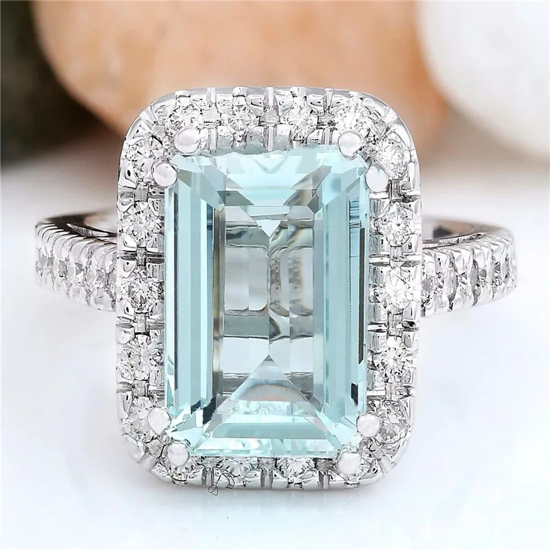 Large Square Sky Blue Zircon Silver Color Rings for Women Crystal Geometric Ring Fashion Jewelry Bague Bijoux Femme Z3H886
Large Square Sky Blue Zircon Silver Color Rings for Women Crystal Geometric Ring Fashion Jewelry Bague Bijoux Femme Z3H886