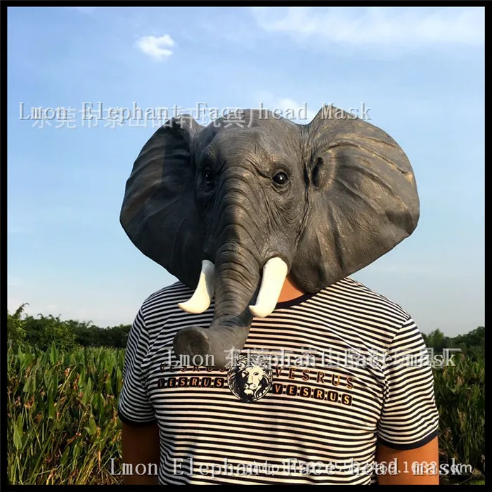 Halloween Props Adult Elephant Masks Animal Full Head Latex Masquerade Birthday Party Rubber Silicone Elephant Mask Fancy Dress
Halloween Props Adult Elephant Masks Animal Full Head Latex Masquerade Birthday Party Rubber Silicone Elephant Mask Fancy Dress