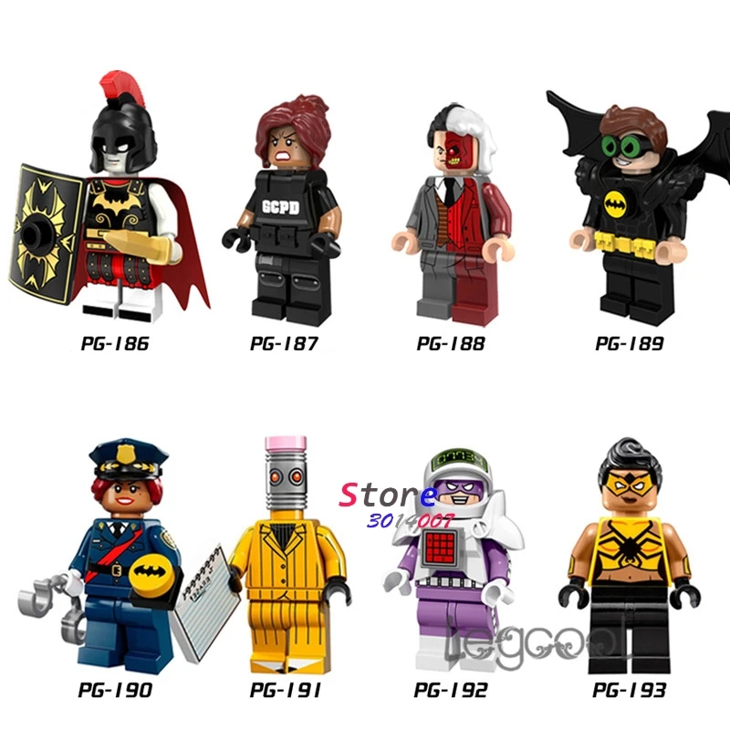1PCS model building block superhero Batman Barbara Gordon Two Face Robin Eraser Man Calculator Spider-Girl toy for children gift
1PCS model building block superhero Batman Barbara Gordon Two Face Robin Eraser Man Calculator Spider-Girl toy for children gift