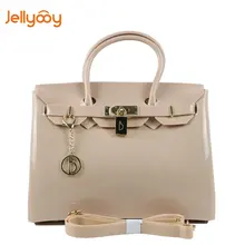 Jellyooy Beachkins Women's Padlock Flap Handbags Glossy Jelly Bags Candy Color Bag PVC Waterproof Beach Handbag
Jellyooy Beachkins Women's Padlock Flap Handbags Glossy Jelly Bags Candy Color Bag PVC Waterproof Beach Handbag