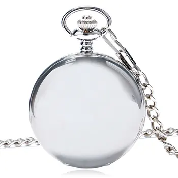 Hot Sale Silver Smooth Full Hunter Pocket Watch Men's Pocket Watch Gifts New Creative Design best Gift for Men and Women
Hot Sale Silver Smooth Full Hunter Pocket Watch Men's Pocket Watch Gifts New Creative Design best Gift for Men and Women