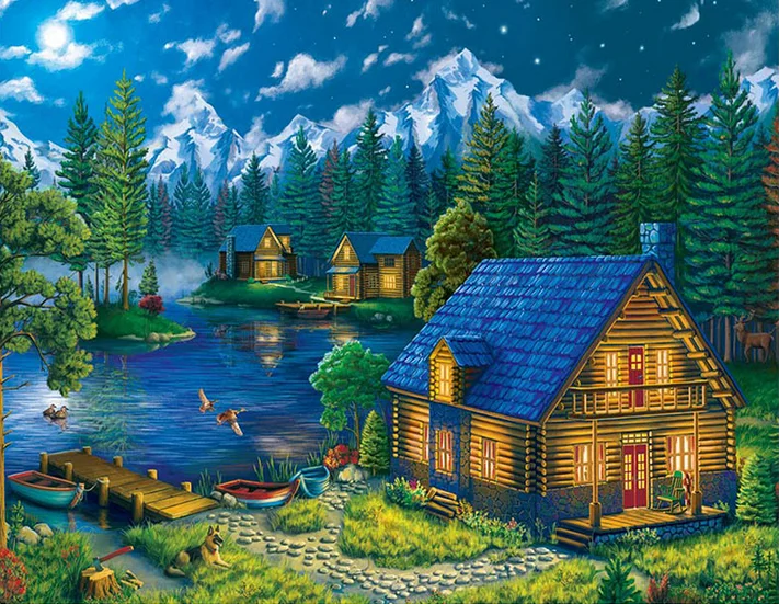 Full circular 5D DIY diamond embroidery landscape house diamond painting pattern cross stitch home decoration digital
Full circular 5D DIY diamond embroidery landscape house diamond painting pattern cross stitch home decoration digital
