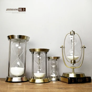 Continental retro metal hourglass Home Furnishing jewelry ornaments office furnishings wedding birthday gift
Continental retro metal hourglass Home Furnishing jewelry ornaments office furnishings wedding birthday gift