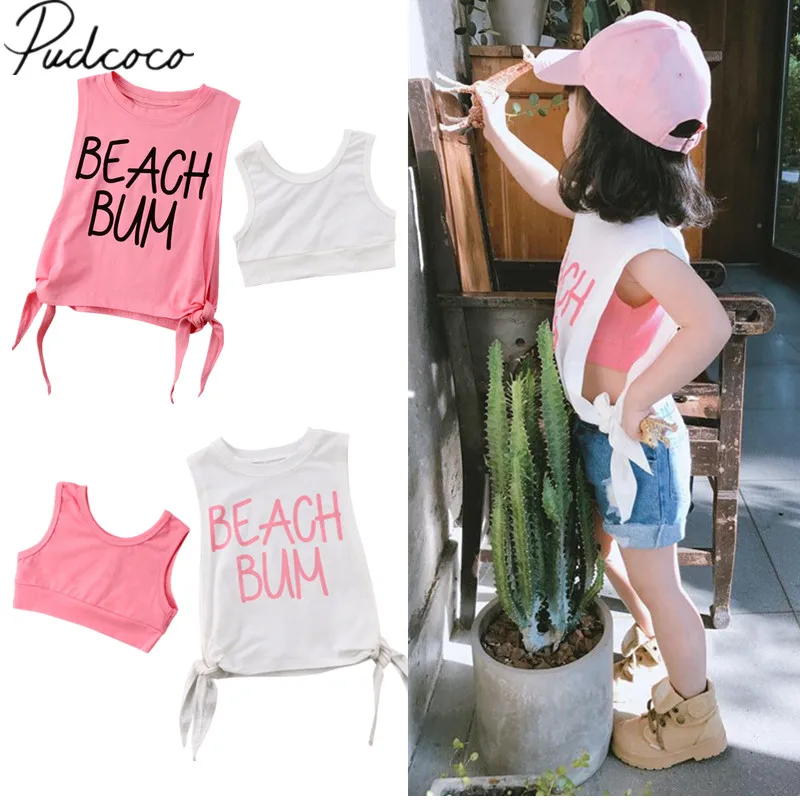 2018 Brand New Toddler Infant Child Kids Baby Girls Knotted Tops T-shirt+Vest Crop 2Pcs Summer Cotton Clothes Casual Set 1-6T
2018 Brand New Toddler Infant Child Kids Baby Girls Knotted Tops T-shirt+Vest Crop 2Pcs Summer Cotton Clothes Casual Set 1-6T