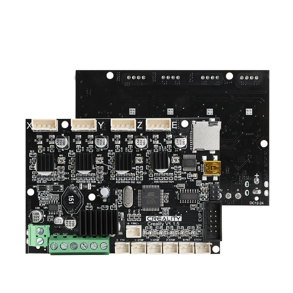 Creality 3D Base Control Board Mother Board V1.1.5 Silent Mainboard for 3D Printer Ender-3/Ender-3 Pro/Ender-5
Creality 3D Base Control Board Mother Board V1.1.5 Silent Mainboard for 3D Printer Ender-3/Ender-3 Pro/Ender-5