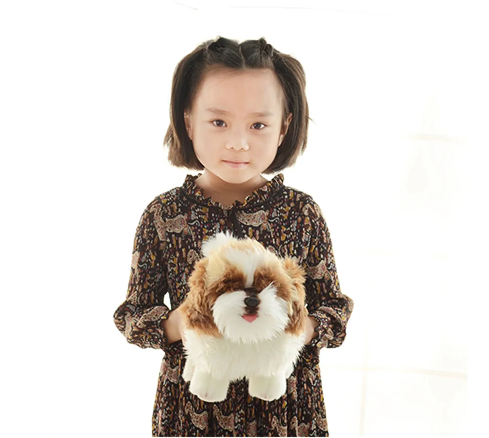realistic stuffed shih tzu