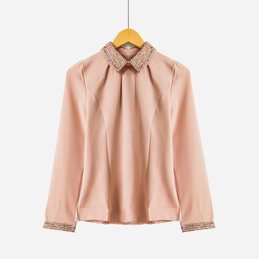 S-XXL New Fashion Women Long Sleeve Chiffon Blouse Shirt Peter Pan Collar Lantern Sleeve Women Blouse Tops T5O205
S-XXL New Fashion Women Long Sleeve Chiffon Blouse Shirt Peter Pan Collar Lantern Sleeve Women Blouse Tops T5O205