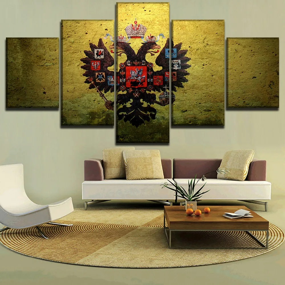 Modern Canvas Paintings Wall Art HD Printed Modular Pictures Home Decor Framework 5 Pieces Russian Empire Artistic Flag Poster
Modern Canvas Paintings Wall Art HD Printed Modular Pictures Home Decor Framework 5 Pieces Russian Empire Artistic Flag Poster