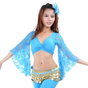 Girl Women Fashion Belly Dance Lace Butterfly Sleeve Tops Costume Hippy Belly Dance Wear Tops
Girl Women Fashion Belly Dance Lace Butterfly Sleeve Tops Costume Hippy Belly Dance Wear Tops